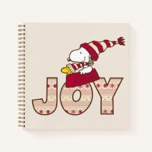 pinda's   Snoopy & Woodstock Joy Sled Ride Notitieboek