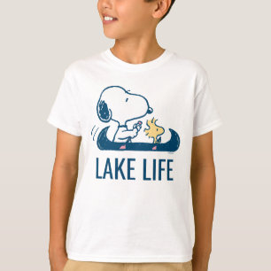 pinda's Snoopy & Woodstock Lake Life T-shirt