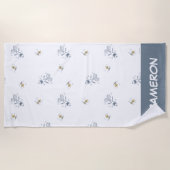 pinda's | Snoopy & Woodstock Laughing Pattern Strandlaken (Voorkant)