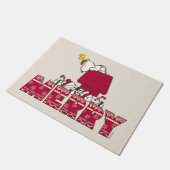 pinda's | Snoopy & Woodstock Merry Ugly Sweater Deurmat (Schuin)