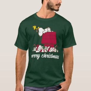 pinda's Snoopy & Woodstock Merry Ugly Sweater T-shirt