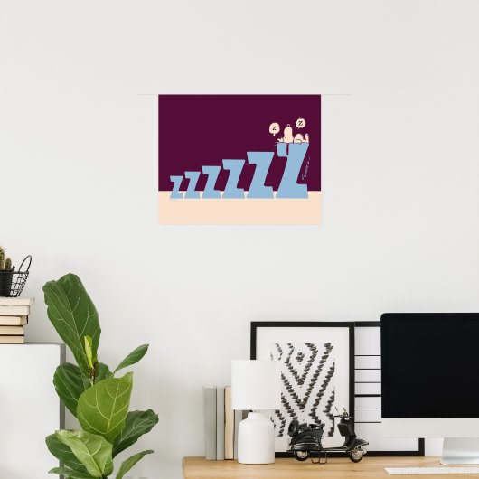 pinda's | Snoopy & Woodstock Nap Poster (Thuiskantoor)