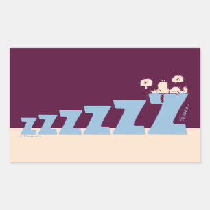 pinda's   Snoopy & Woodstock Nap Rechthoekige Sticker