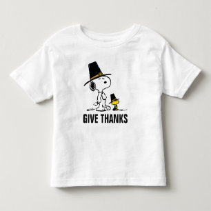 pinda's Snoopy & Woodstock Pilgrim Kinder Shirts
