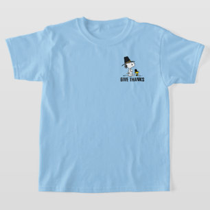 pinda's Snoopy & Woodstock Pilgrim T-shirt