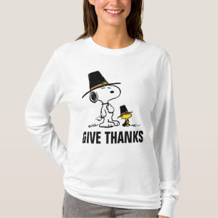 pinda's Snoopy & Woodstock Pilgrim T-shirt
