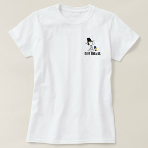 pinda's Snoopy & Woodstock Pilgrim T-shirt