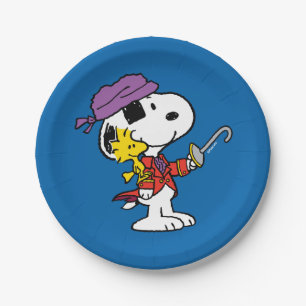 pinda's   Snoopy & Woodstock Pirates Papieren Bordje