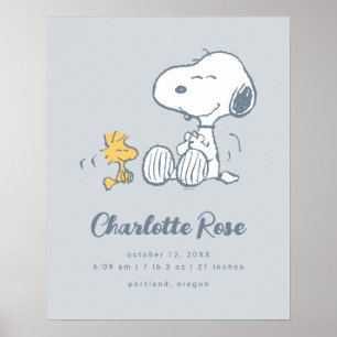 pinda's Snoopy & Woodstock Poster