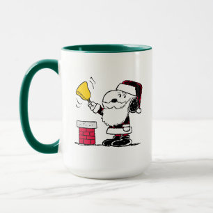 pinda's Snoopy & Woodstock Santa Bell Ringer Mok