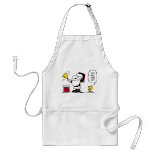 pinda's Snoopy & Woodstock Santa Bell Ringer Standaard Schort