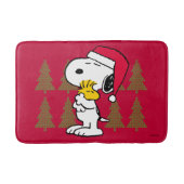 pinda's | Snoopy & Woodstock Santa Claus Hug Badmat (Voorkant)