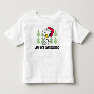 pinda's Snoopy & Woodstock Santa Claus Hug Kinder Shirts