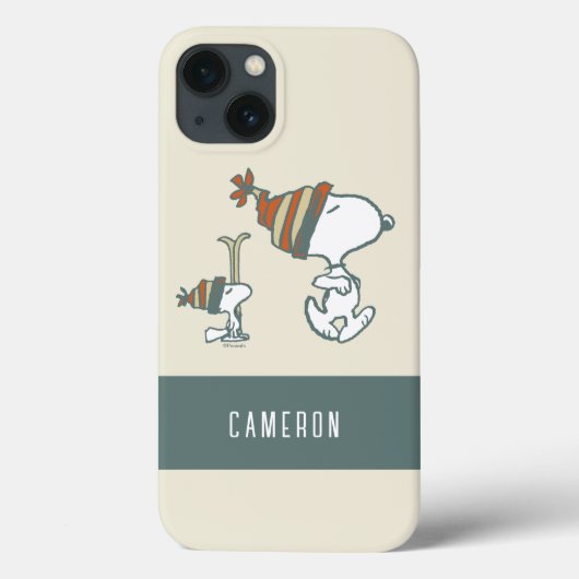 pinda's | Snoopy & Woodstock Ski Trip Case-Mate iPhone Case (Achterkant)