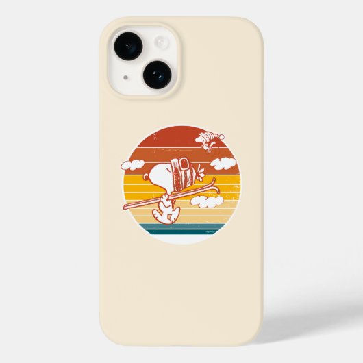 pinda's | Snoopy & Woodstock Ski Trip Case-Mate iPhone Case (Achterkant)
