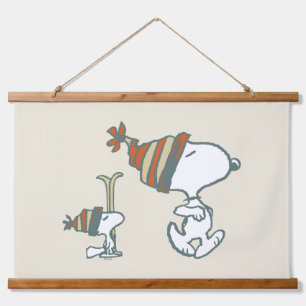 pinda's Snoopy & Woodstock Ski Trip Hangend Wandkleed