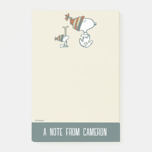 pinda's Snoopy & Woodstock Ski Trip Post-it® Notes