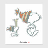 pinda's | Snoopy & Woodstock Ski Trip Sticker (Vel)