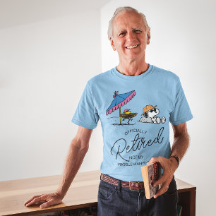 Pinda's Snoopy & Woodstock Strand Ik ben Gepensi T-shirt