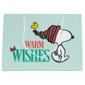 pinda's | Snoopy & Woodstock Warm Wishes Groot Cadeauzakje (Voorkant)