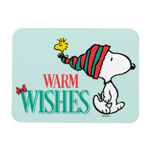 pinda's Snoopy & Woodstock Warm Wishes Magneet