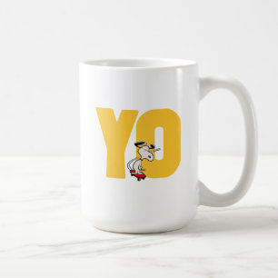 pinda's   Snoopy YO Skateboard Koffiemok
