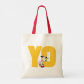 pinda's | Snoopy YO Skateboard Tote Bag (Achterkant)