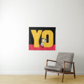 pinda's | Snoopy YO Skateboard Wandkleed (In Situ (horizontaal))