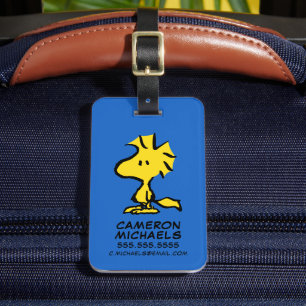 pinda's Snoopy's Friend Woodstock Bagagelabel