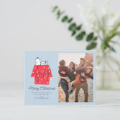 pinda's | Snoopy's Holiday Dreamweaver Feestdagenkaart (Staand voorkant)