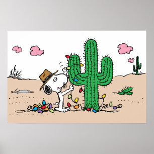 pinda's   Spike decoreert voor Kerstmis Poster