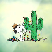 pinda's | Spike decoreert voor Kerstmis Raamsticker (Vel 3)