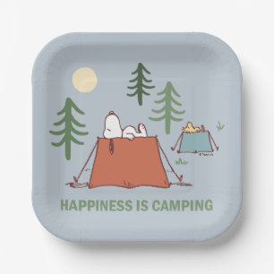 pinda's   Steigertenten voor snoep en bossen Papieren Bordje