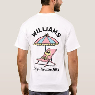 pinda's Vacature van de familie Woodstock-Beach T-shirt