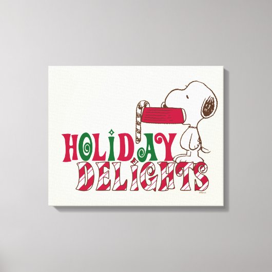 pinda's | Vakantiedagen Canvas Afdruk (Voorkant)