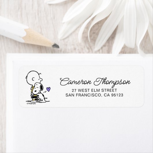 pinda's | VALENTIJNSDAG | Charlie Brown & Snoopy Etiket (Insitu)