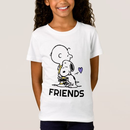 pinda's | VALENTIJNSDAG | Charlie Brown & Snoopy T-shirt (Voorkant)