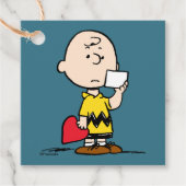 pinda's | Valentijnsdag Charlie Brown Valentijn Bedankjes Labels (Voorkant)