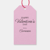 pinda's | VALENTIJNSDAG | Heart Charlie Brown Cadeaulabel (Achterkant)