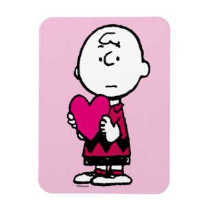 pinda's VALENTIJNSDAG Heart Charlie Brown Magneet