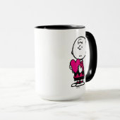 pinda's | VALENTIJNSDAG | Heart Charlie Brown Mok (Voorkant rechts)