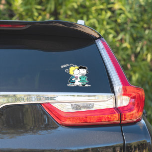 pinda's VALENTIJNSDAG Lucy & Schroeder Kiss Sticker
