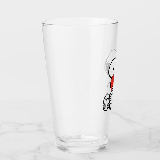 pinda's | VALENTIJNSDAG | Snoopy Heart Hug Glas (Rechts)