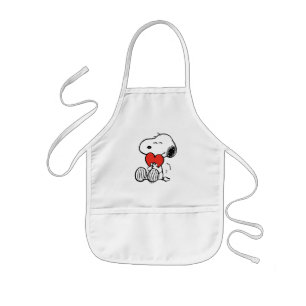 pinda's VALENTIJNSDAG Snoopy Heart Hug Kinder Schort