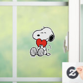 pinda's | VALENTIJNSDAG | Snoopy Heart Hug Raamsticker (Huis)