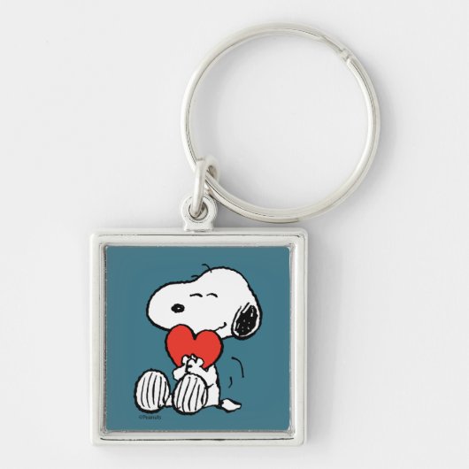pinda's | VALENTIJNSDAG | Snoopy Heart Hug Sleutelhanger (Voorkant)
