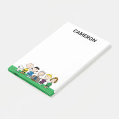 pinda's vrienden op rij post-it® notes (Schuin)