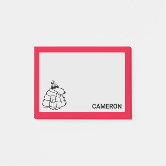 pinda's | Warm & Cozy | Jouw namen toevoegen Post-it® Notes (Voorkant)