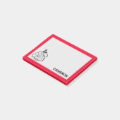 pinda's | Warm & Cozy | Jouw namen toevoegen Post-it® Notes (Schuin)