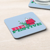 pinda's | Wees feestelijk Bier Onderzetter (Linkerzijde)